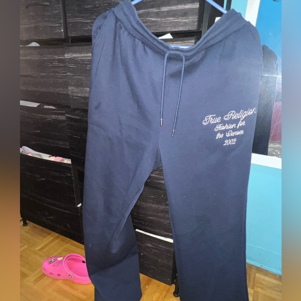 True Religion women’s Navy Joggers